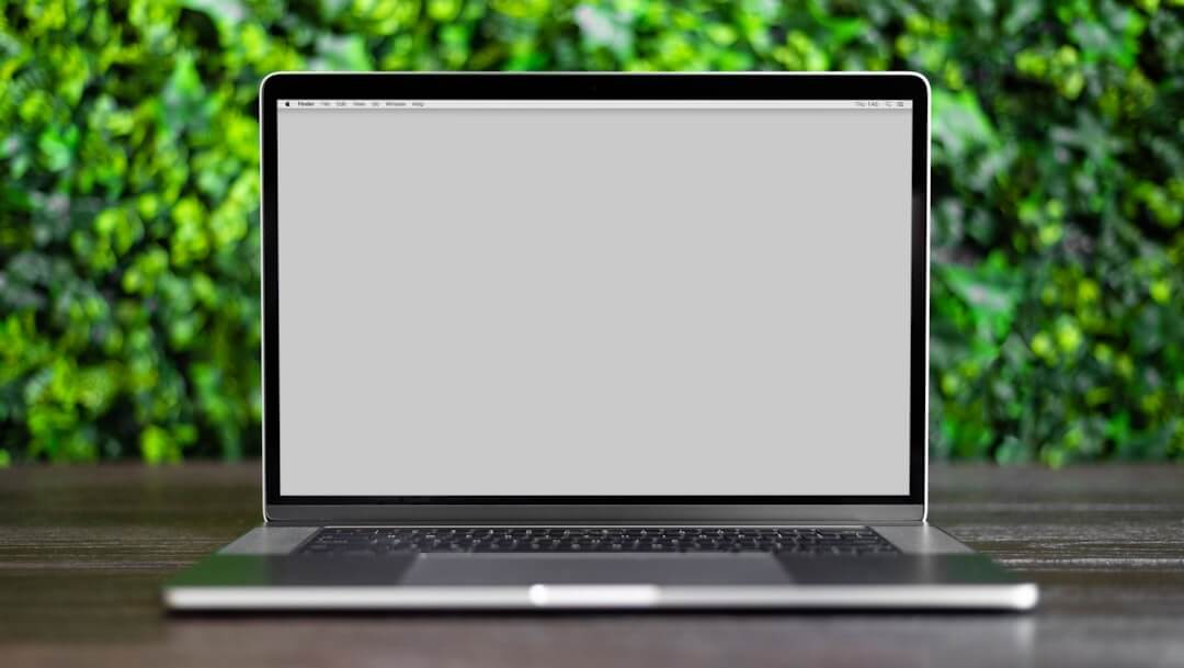 black and gray laptop computer