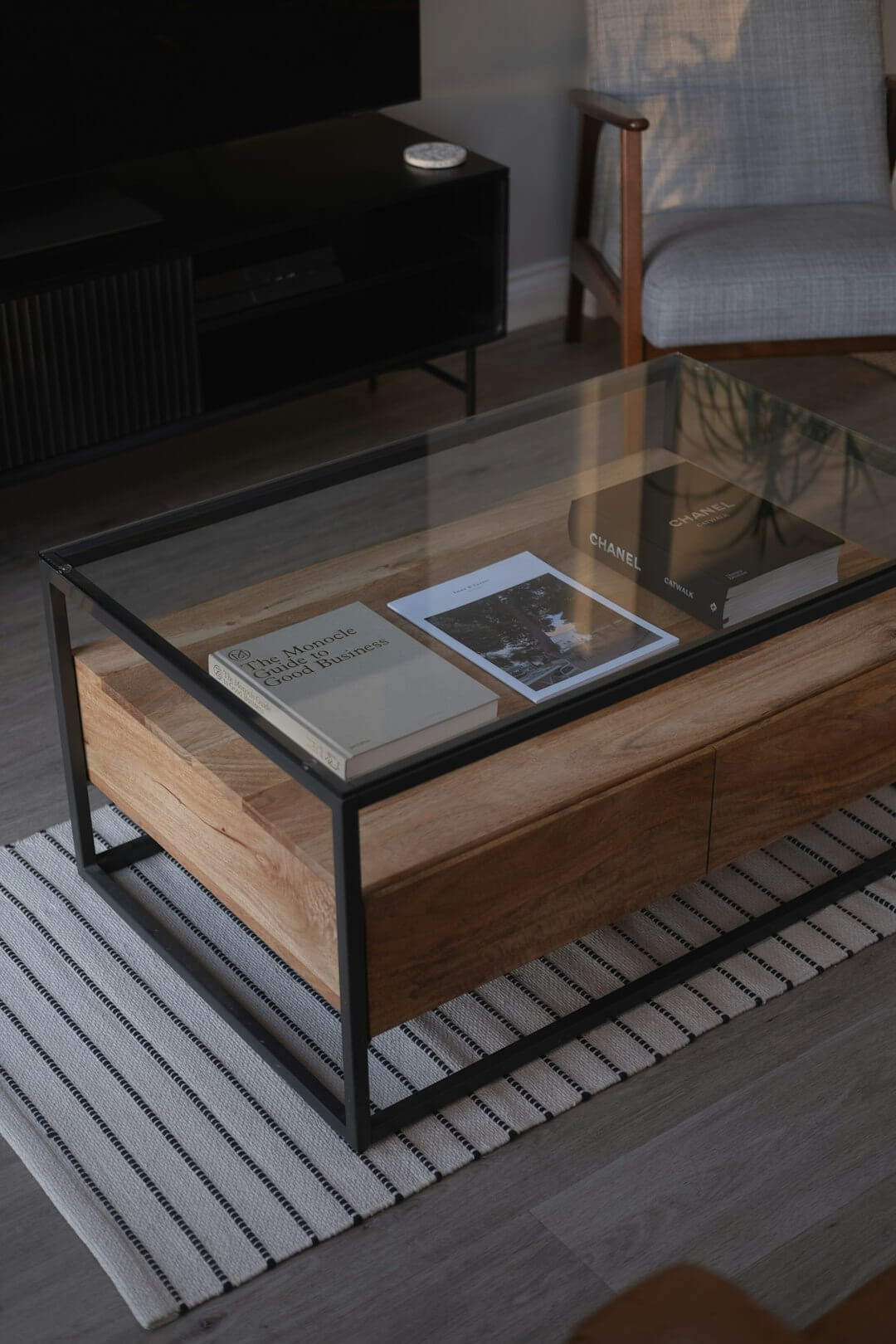 a book and a cup of coffee on a table
