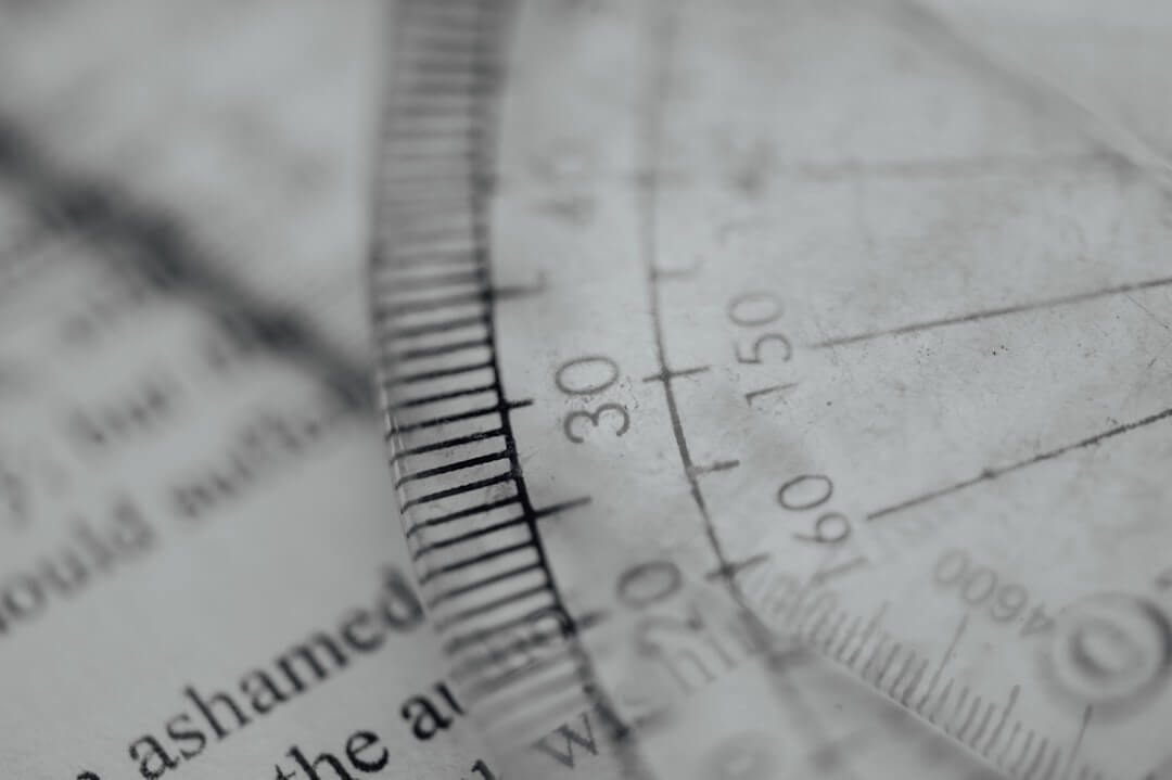 beam design-printed paper on desk