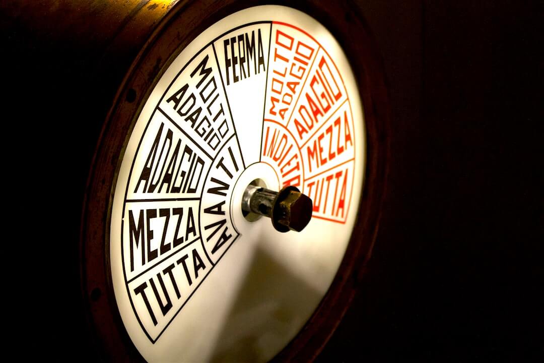 closeup photo of round white frame