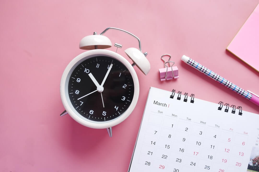 white calendar