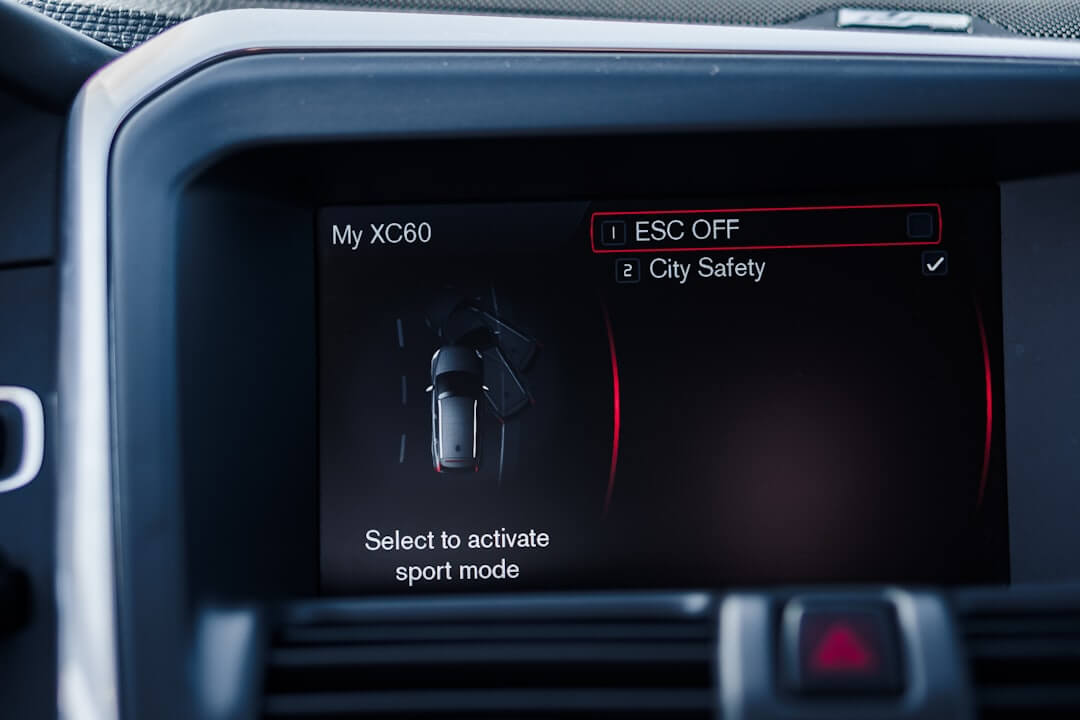 a close up of a car dashboard with a speedometer