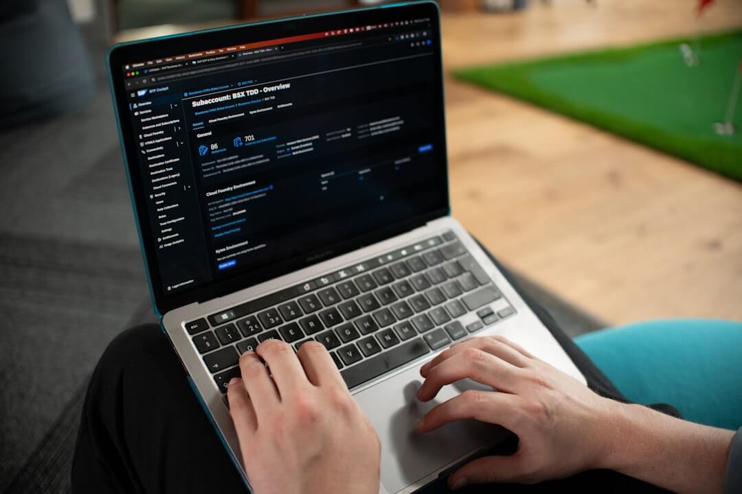 a close up of a keyboard on a laptop