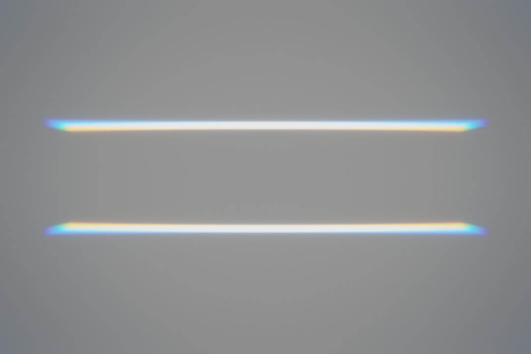 a blue line on a black background