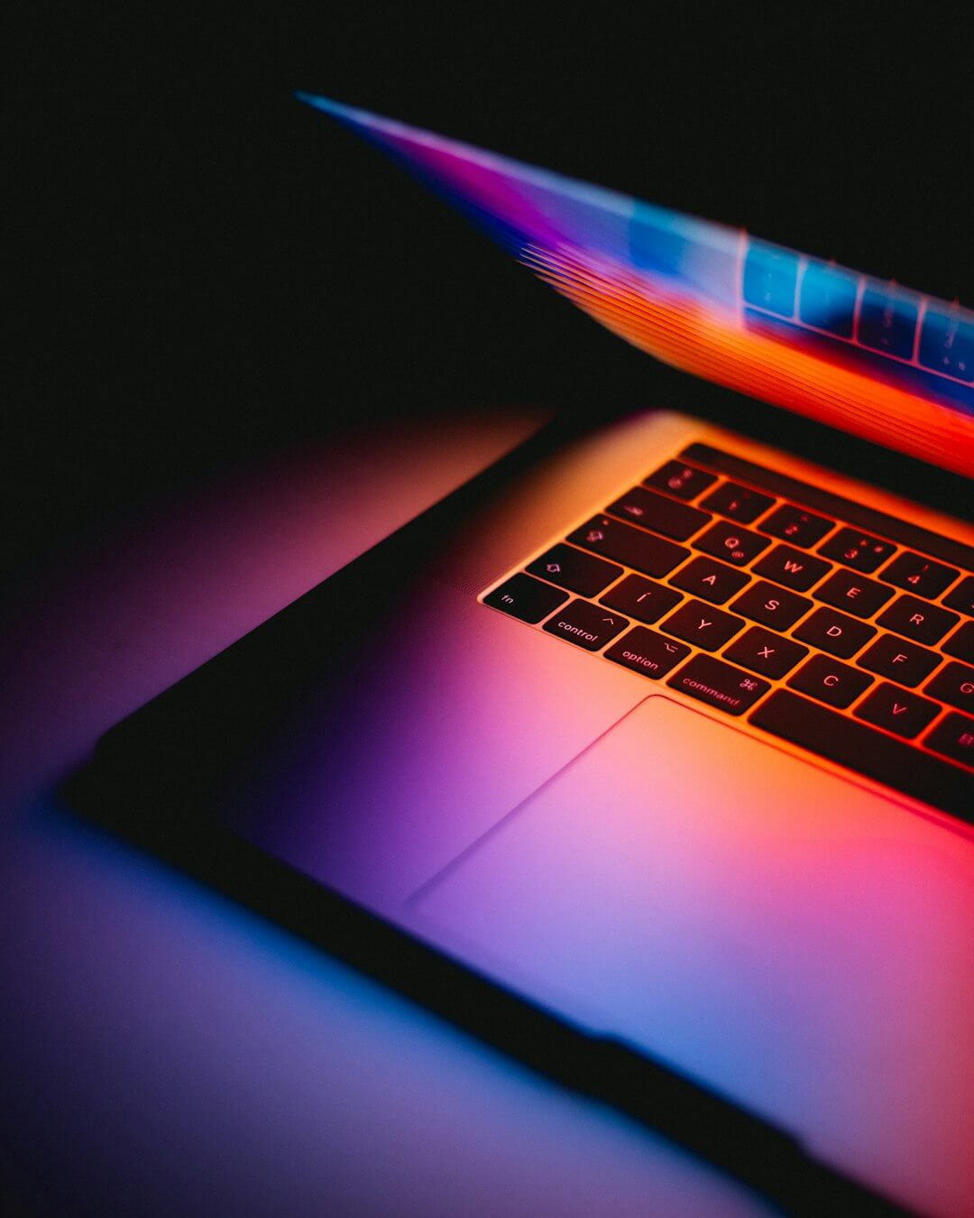 person using MacBook Pro